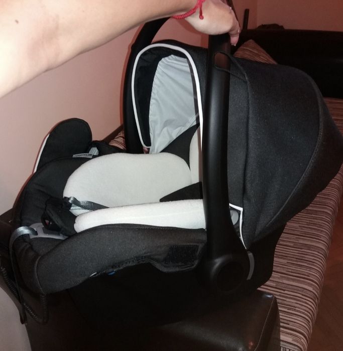 Бебешка количка 3 в 1 в цвят графит