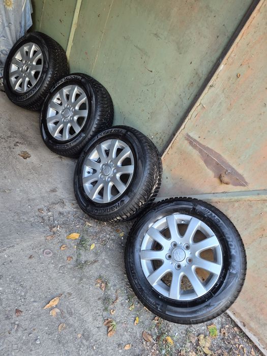 Roți jante anvelope hankook 195 65 r15 all season vw audi seat skoda