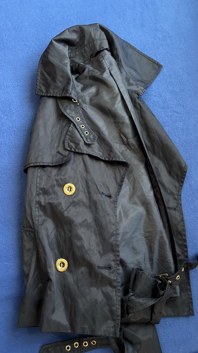 Италианско дамско двуредо яке, с колан, размер 46