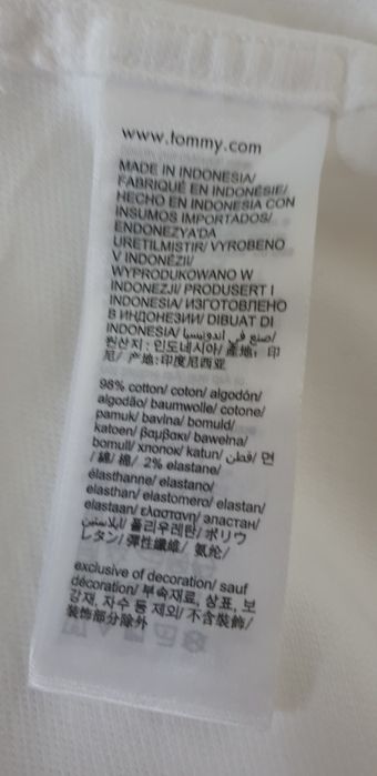 Tommy Hilfiger Pique Cotton Slim Fit / S НОВО! ОРИГИНАЛ! Мъжка Риза!