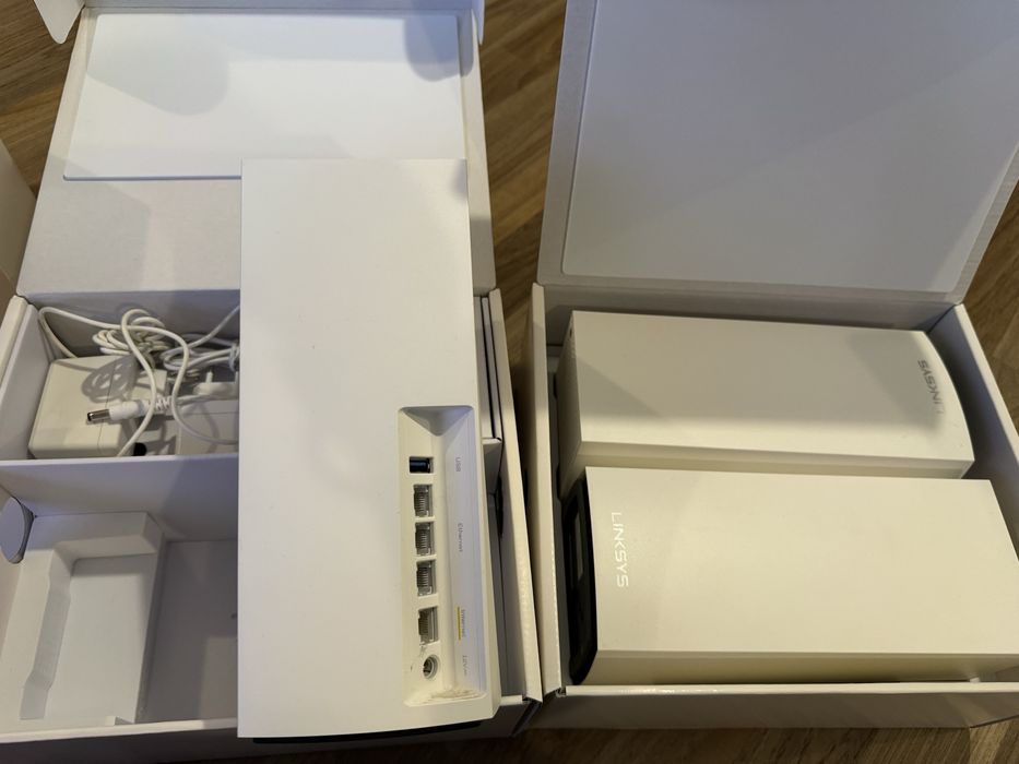 Mesh система Linksys Velop AX4200 (MX12600) WiFi 6 - 3 броя, Tri-Band