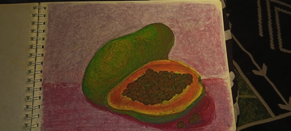 Desen original in pastel-Papaya