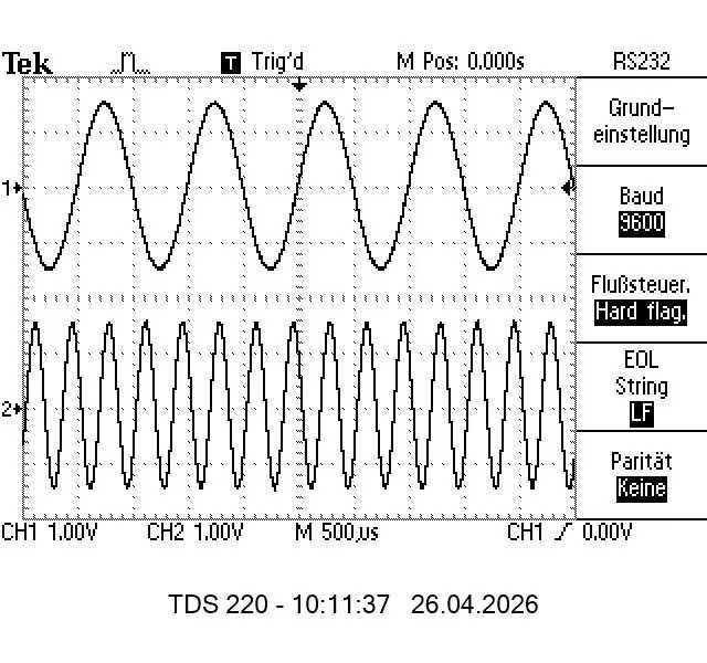 Osciloscop digital Tektronix TDS220, 100 MHz, 2 canale, impecabil