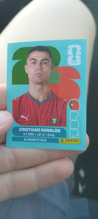 Ronaldo Panini sticker