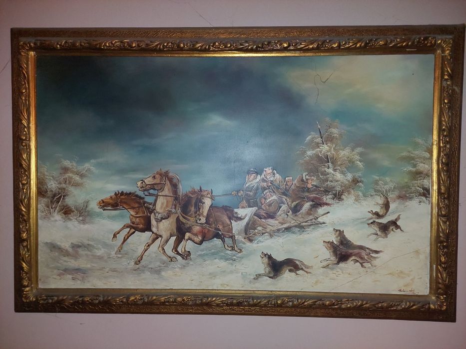Pictura ulei semnat Gheorghe dumitrascu 1994