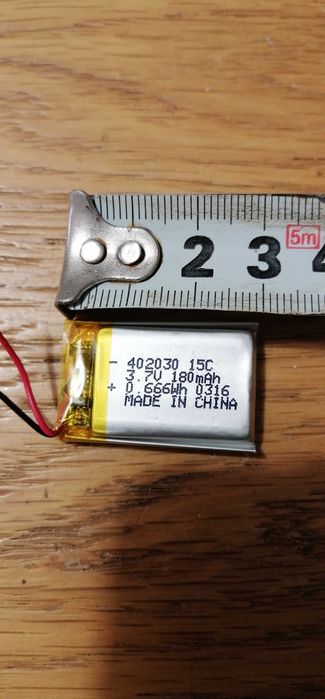 Батерия 3.7v 180mAh