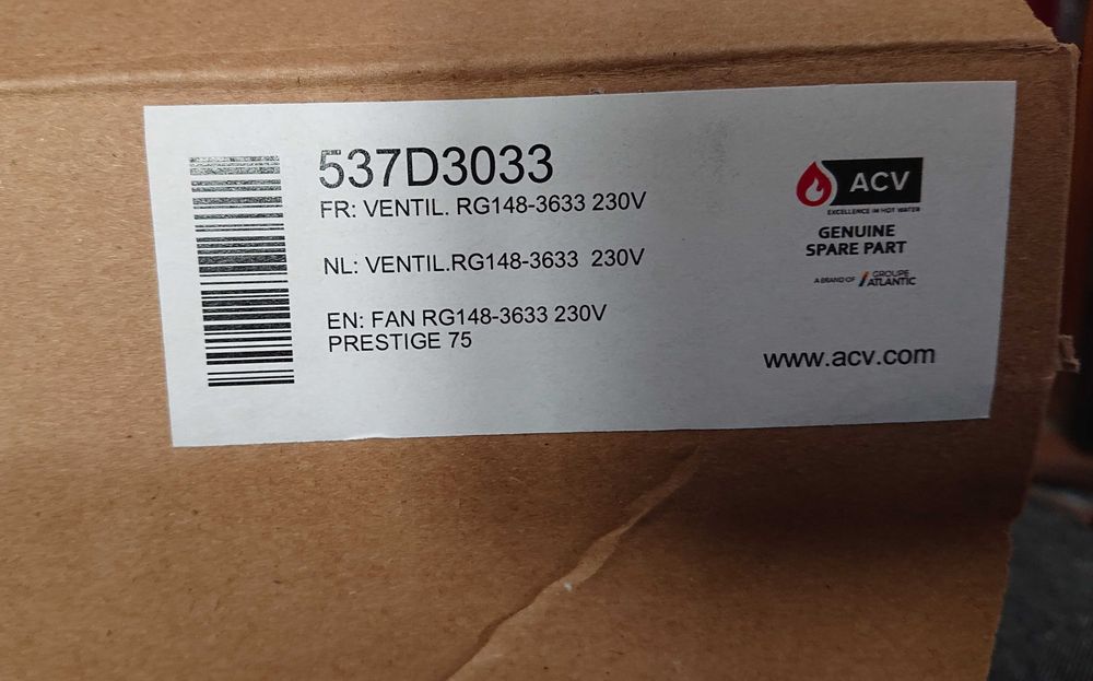 Ventilator ACV Prestige 75, Heatmaster 71, 101