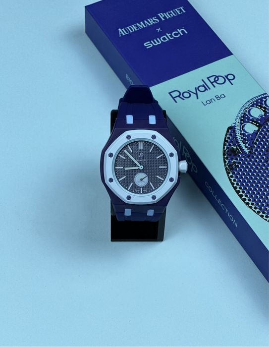 Ceas AP X Swatch Royal Pop “Lan Ba”