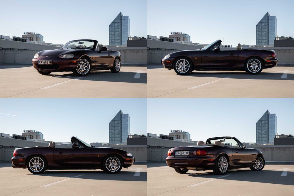 Mazda MX-5 NB1 Tурбо, 230whp (1.6i Miracle Edition, 2000г.)