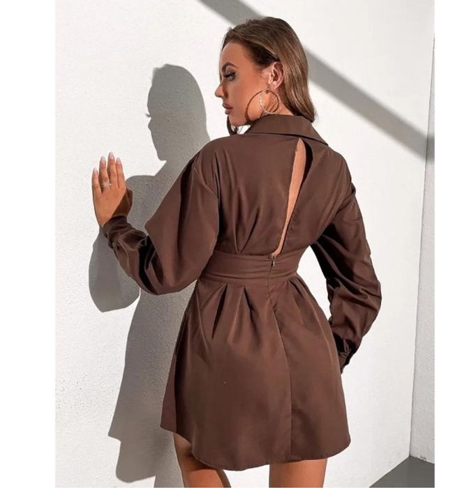 Рокля - риза  с корсет от Bershka