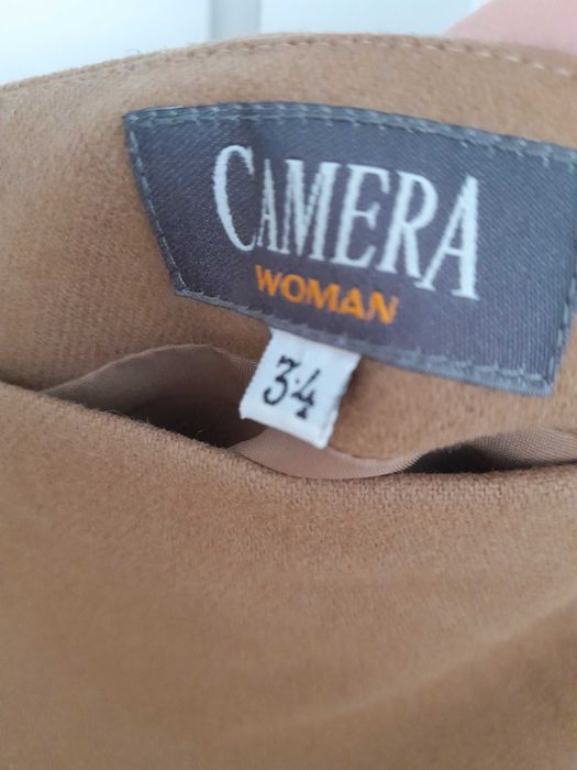 Fusta midi bej, lana/casmir,  xs-s, 70 lei