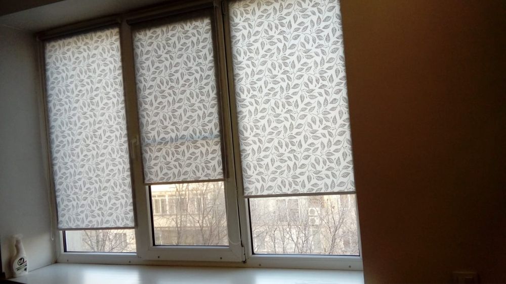 Жалюзи Алматы. Ролл-шторы. День-ночь.