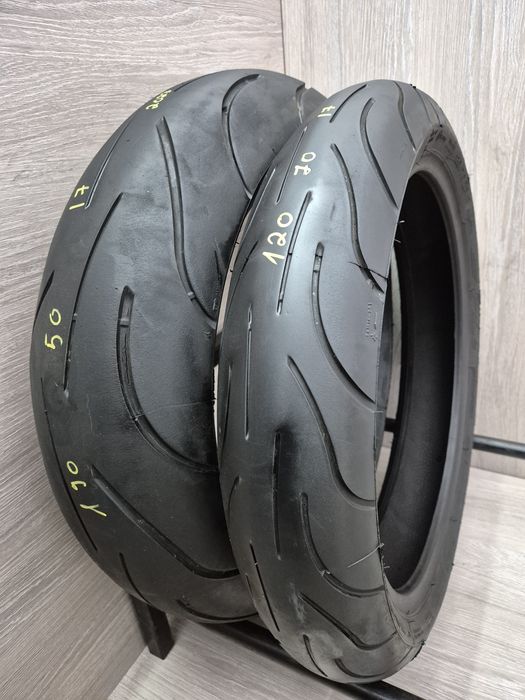 Set anvelope moto 120 70 17 cu 190 50 17 Michelin pilot power dot 4322