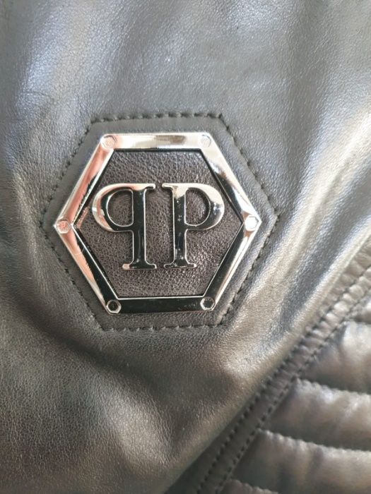 Geaca piele Philipp Plein