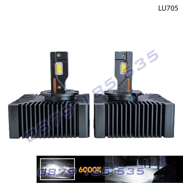 LED крушки D5S D5R смяна OEM ксенон 6000K Plug Play лед светлини фар