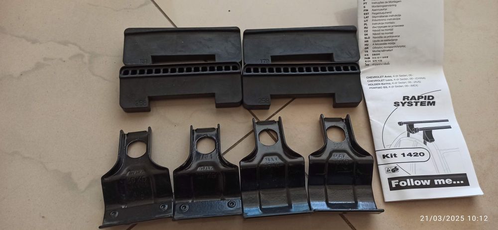 Thule kit 1420 комплект  за  напречни греди Chevrolet Aveo