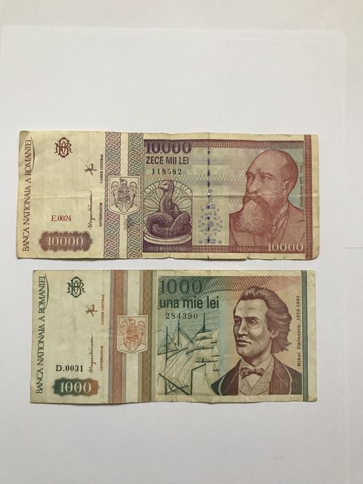 Eclipsa totală 1999 ! Bancnote românești între 1992 și 1999