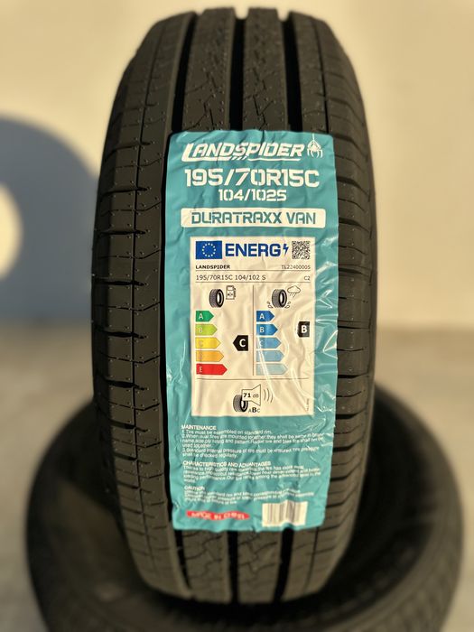 Нови Летни Бусови Гуми LANDSPIDER DURATRAXX 195/70R15C 104102S Нов DOT