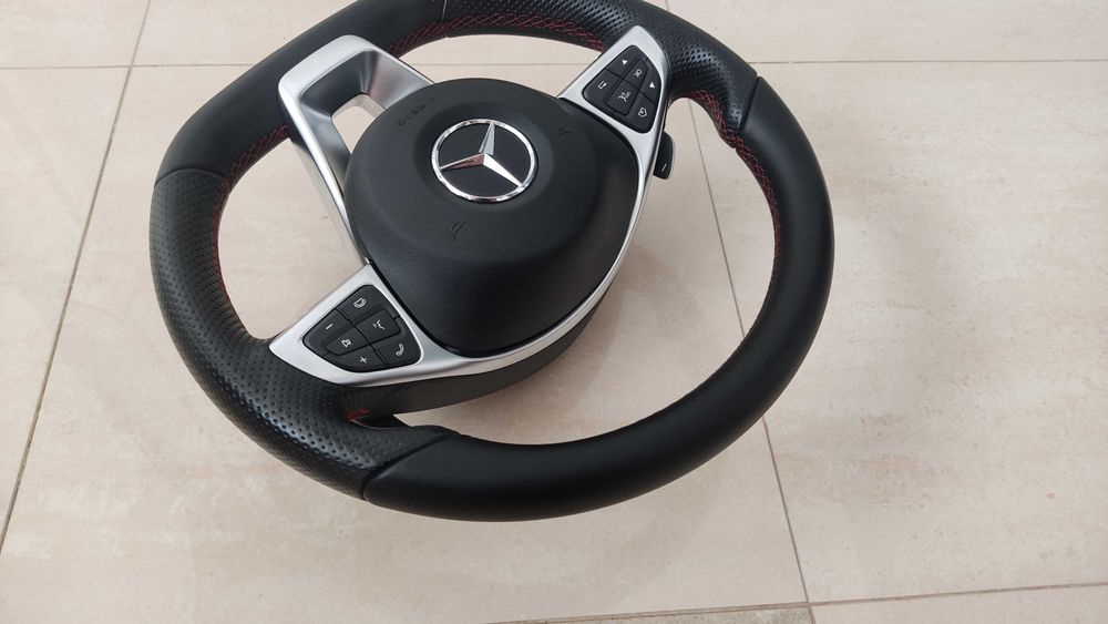 Мерцедес AMG Sport волан с ВИБРАЦИЯ - Mercedes W205  * W166 * W213