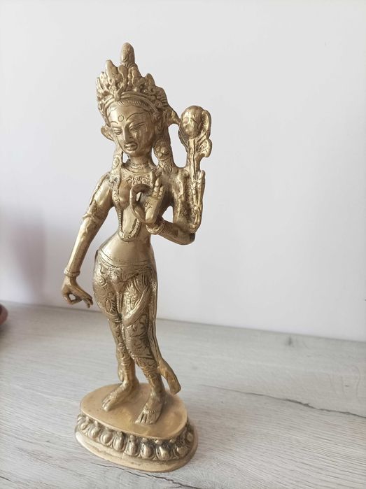 Месингова статуетка на Тара, 28 см