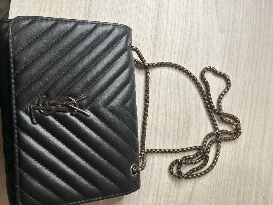 Черна чанта YSL