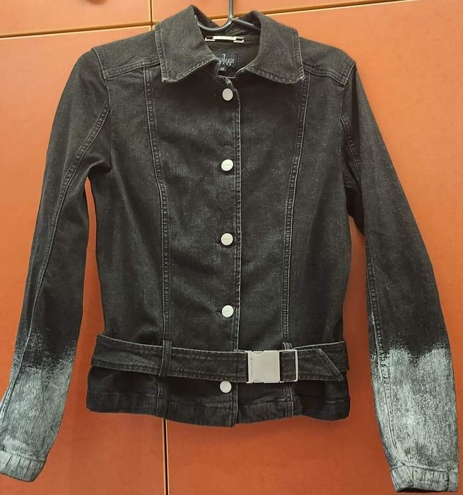 Якета Guess и Trussardi кожено и дънкови