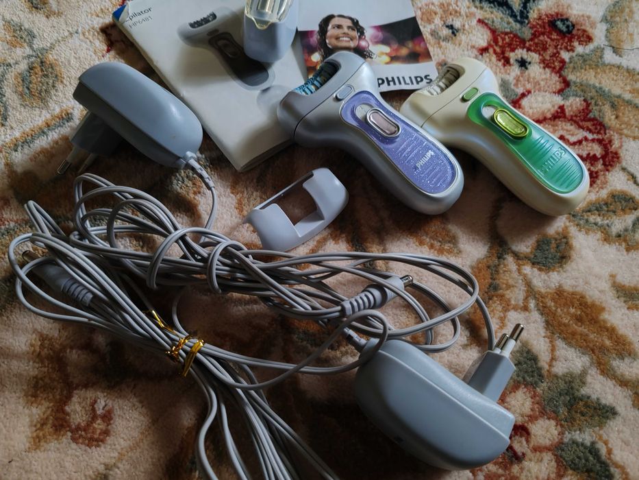Epilator Philips HP 6481 + alimentator (două bucăți)