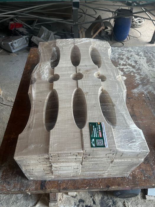 Дървена ограда парапет таборки