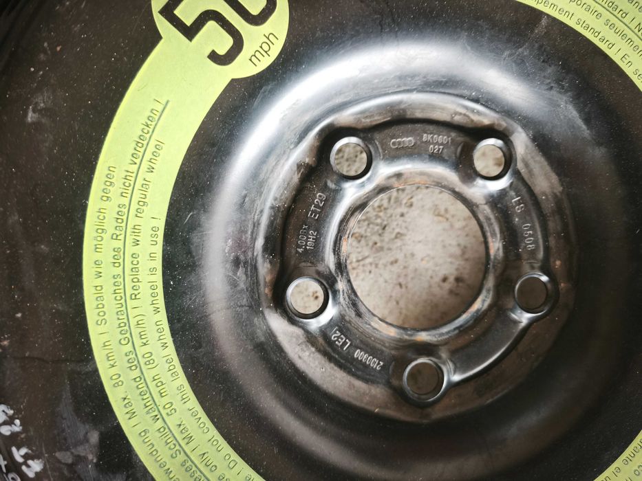 Резервна гума патерица Audi A4 A5 Q5 19"