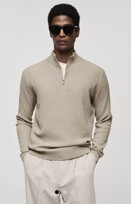 Pulover Bluza cu fermoar Mango