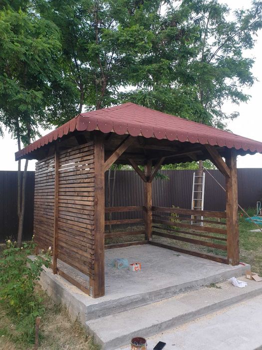 Garaje sau terase din lemn masiv