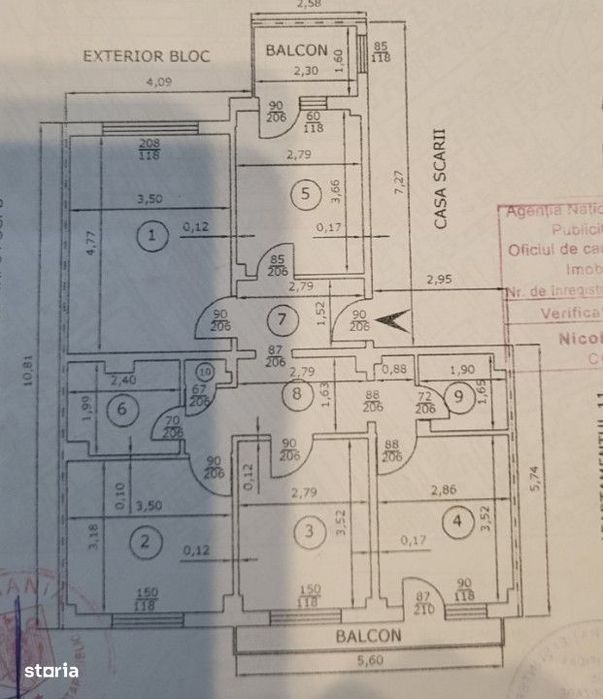 Apartament cu 4 camere