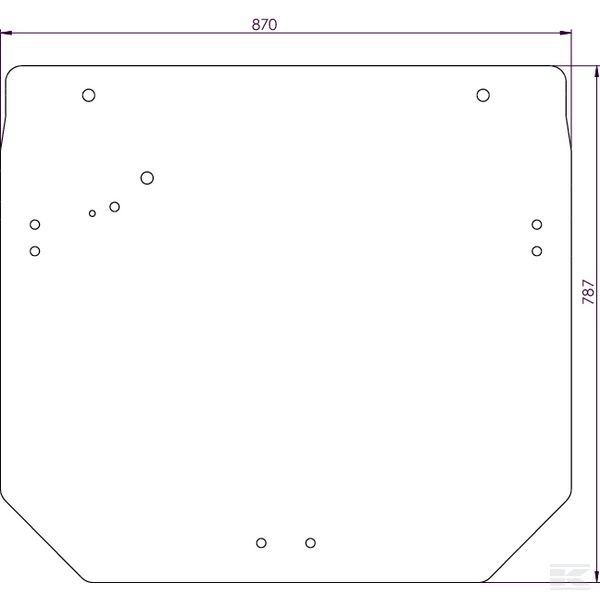 Geam cabina John Deere