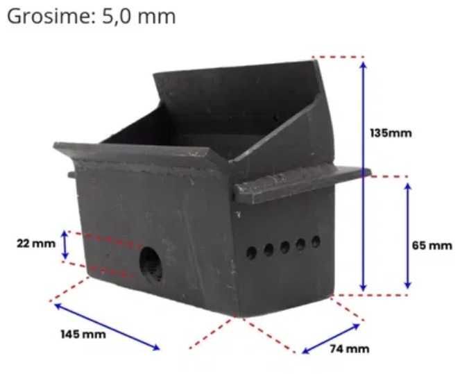Creuzet Fornello, otel 5MM, Burnit, Koph, Sonotec, intre 18KW si 40KW