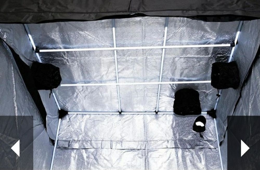 Grow Box Оранжерия за вкъщи 145x145x200 Homebox Homelab - палатка за о