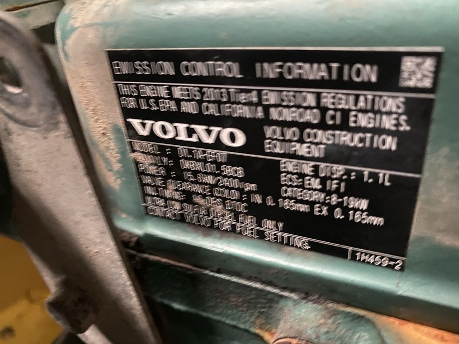 Motor miniexcavator Volvo ECR25D