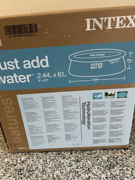 Надуваем басейн нов