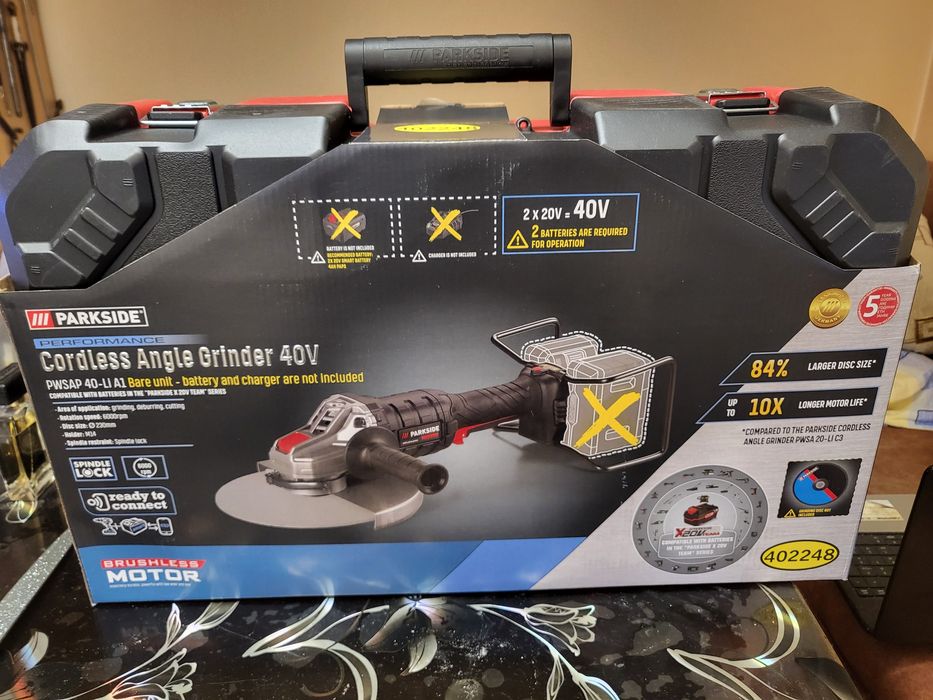 Продава се акумулаторен ьглошлаиф с 5г гаранция