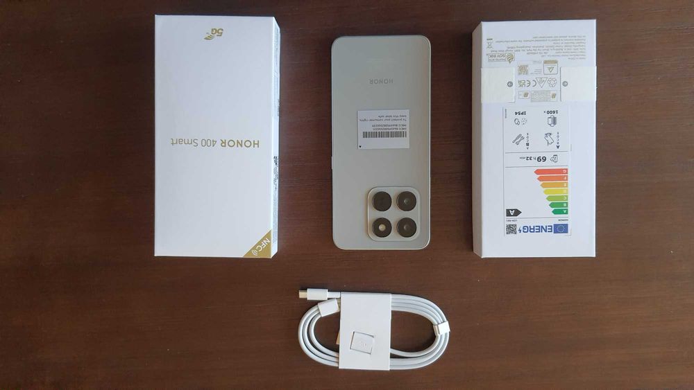 Смартфон Honor 400 Smart, 4GB RAM, 128GB, 5G, Meteor Silver