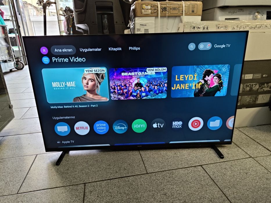 Смарт Телевизор Philips 50" (126см) 4K Ultra HD / Google TV / Гаранция