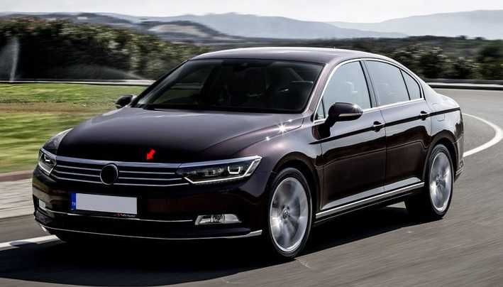 Ornamente inox cromate pentru grila si faruri Volkswagen Passat B8