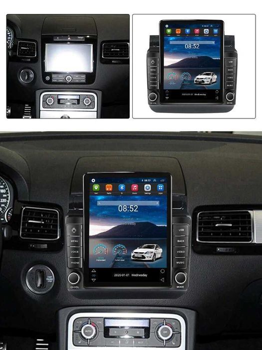 Navigatie VW Touareg din 2010 - 2018 Ecran TESLA 9.7 inch 4GB RAM