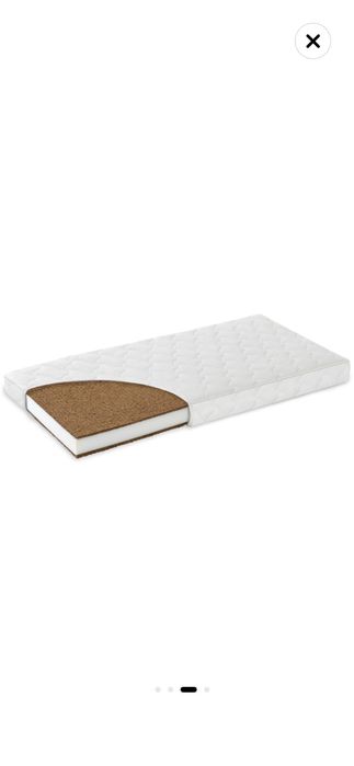 Vand patut nou in cutie cu saltea de cocos