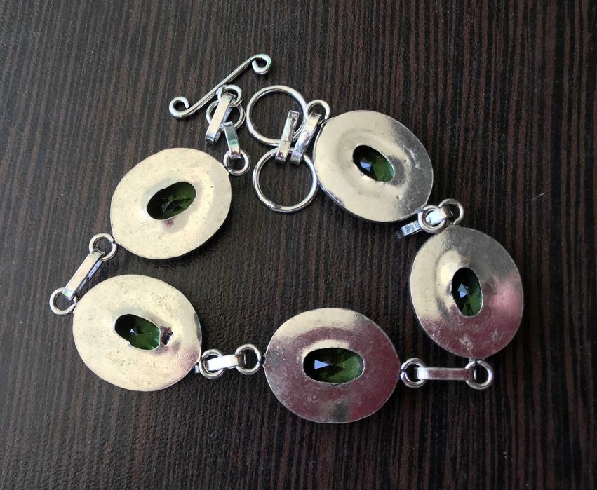 Bratara Argint 925 cu Pietre Semipretioase Peridot Toy