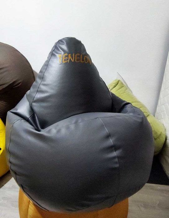 Бин-бэги с вышивкой из ткани микровелюр Кресла-мешки