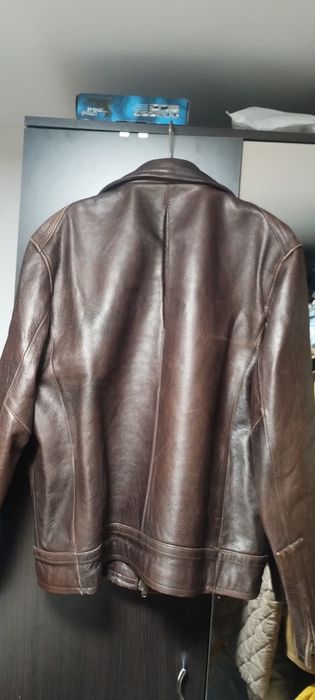 Geaca retro din piele de Bivol. Xl Bărbați.Exact ca geaca lui  Stefan