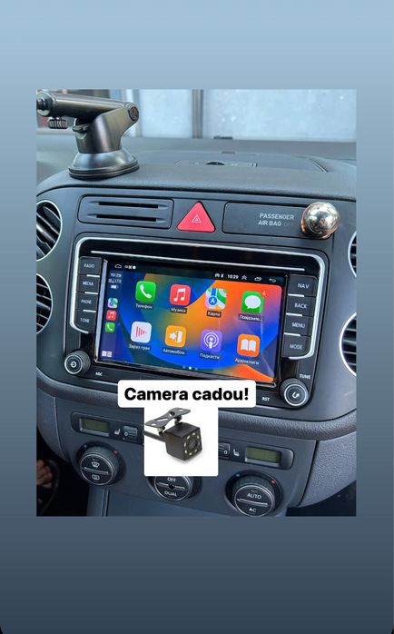 Navigatie Android Volkswagen VW CarPlay Skoda Seat Golf Passat Caddy