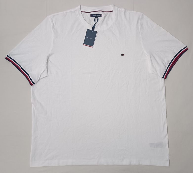 Tommy Hilfiger Shirt оригинална тениска 3XL памучна бяла фланелка