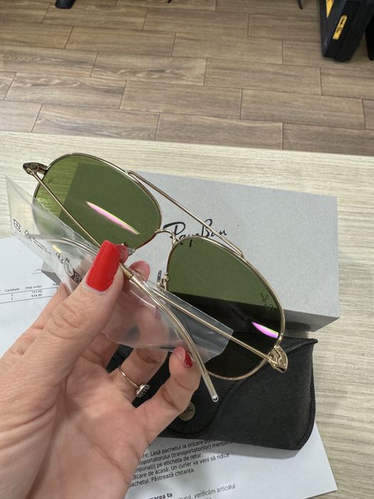 Ochelari de soare Ray-Ban Aviator Reverse RBR0101S, NOI, Garantie!!!
