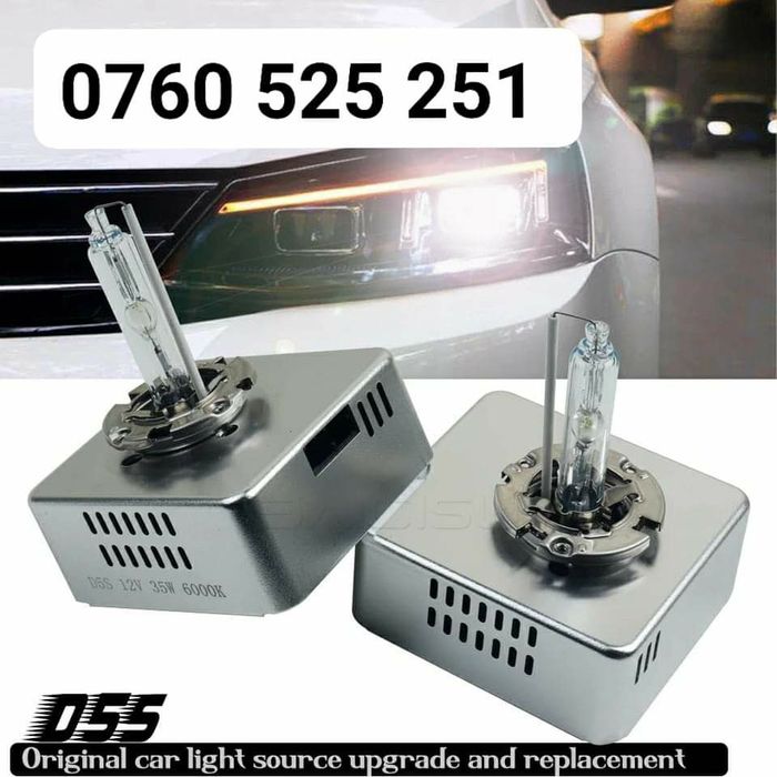 Set Două Becuri Xenon D5S/6000k/35W/55W 20000lumeni